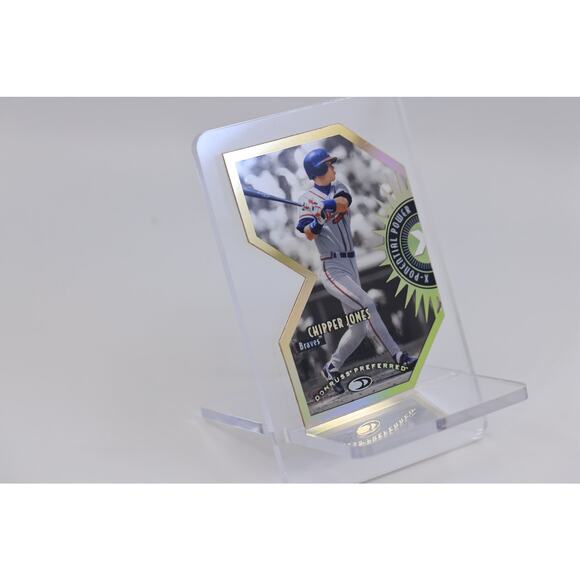 1997 Donruss Preferred X-Ponential Power #8a Chipper Jones /3000 PSA 8 Braves - Picture 4 of 7